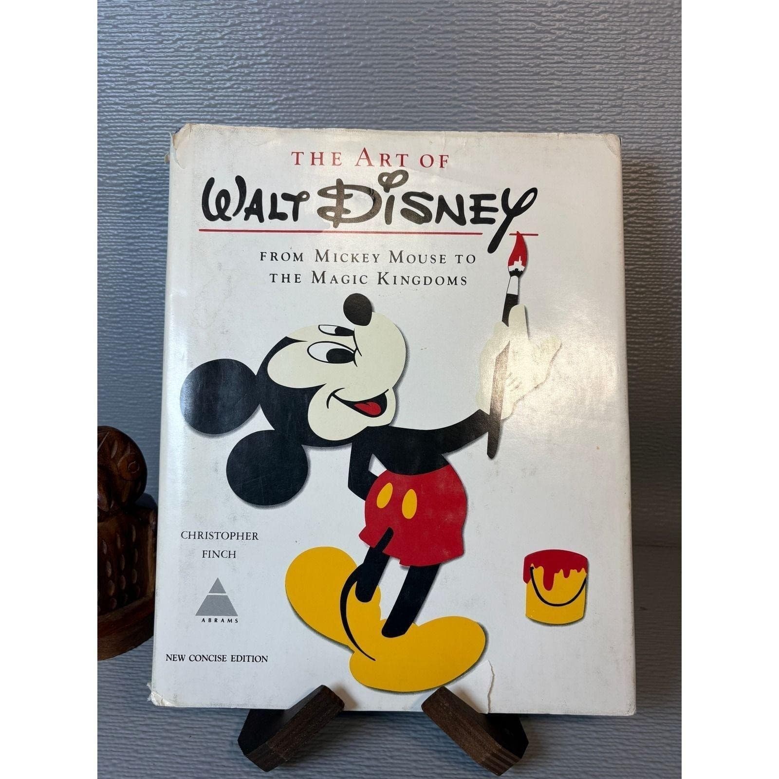 The Art of Walt Disney Christopher Finch 1975 Abrams New Concise Edition Book