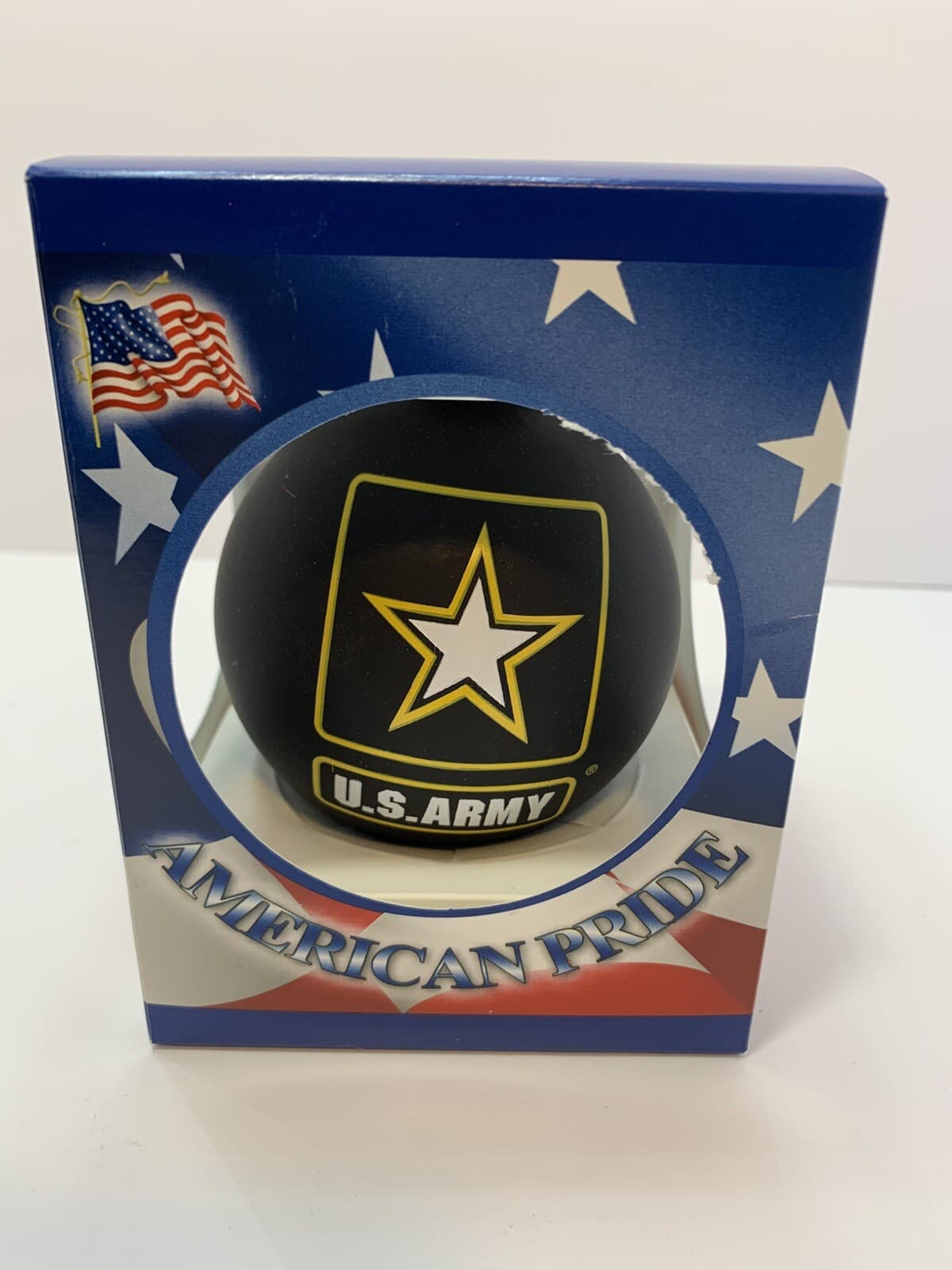 U.S. ARMY -American Pride Glass Blown Christmas Ornament, NIB Holiday Decor