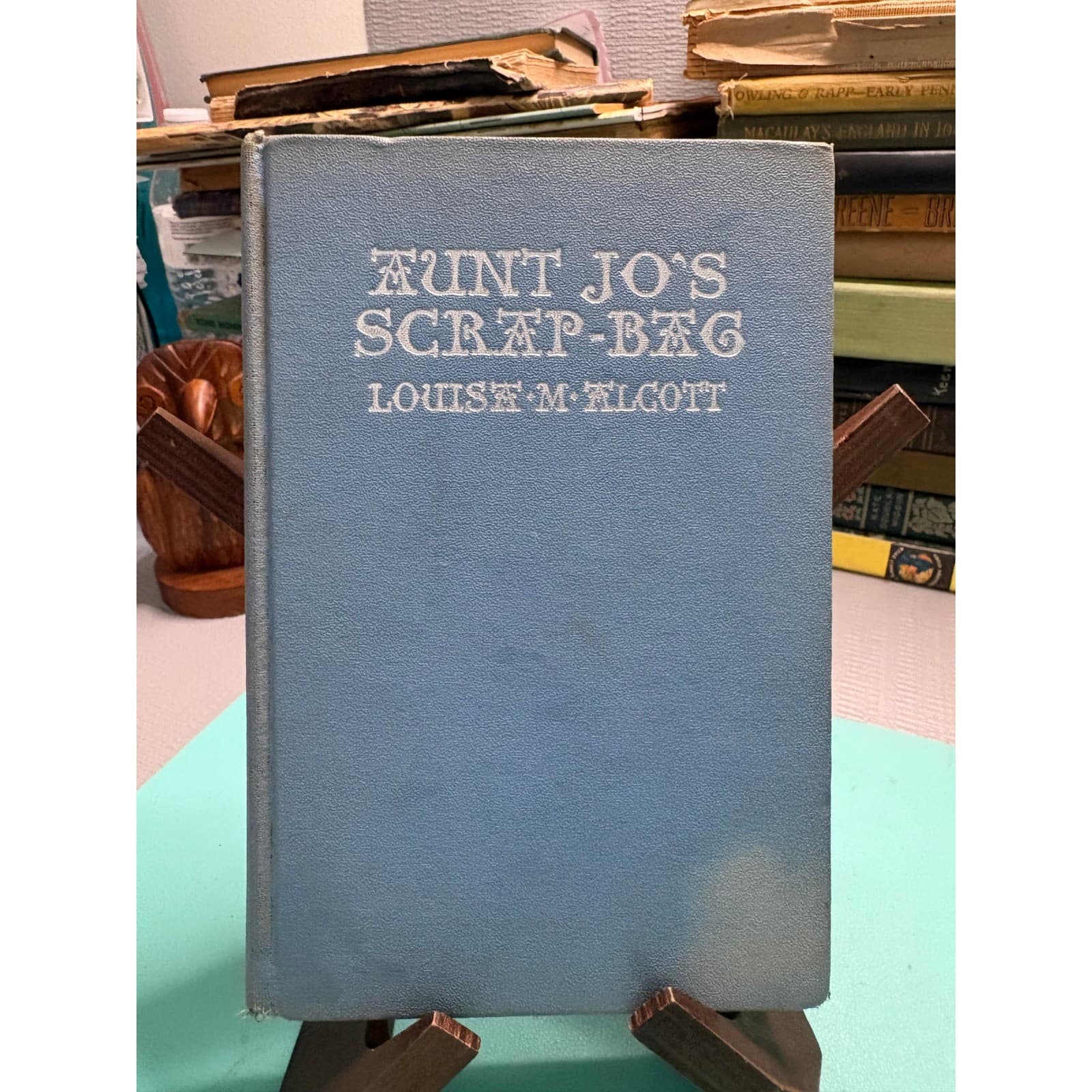 1929 Aunt Jo's Scrap-Bag Louisa M Alcott Grosset & Dunlap Vintage Hardcover