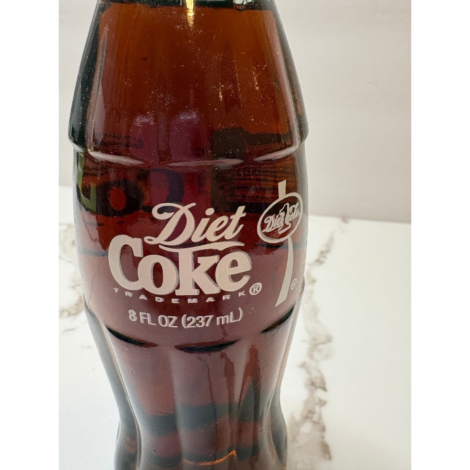 Vintage 1994 Diet Coke Glass Bottle 8oz Unopened Full Collectible Soda Prop