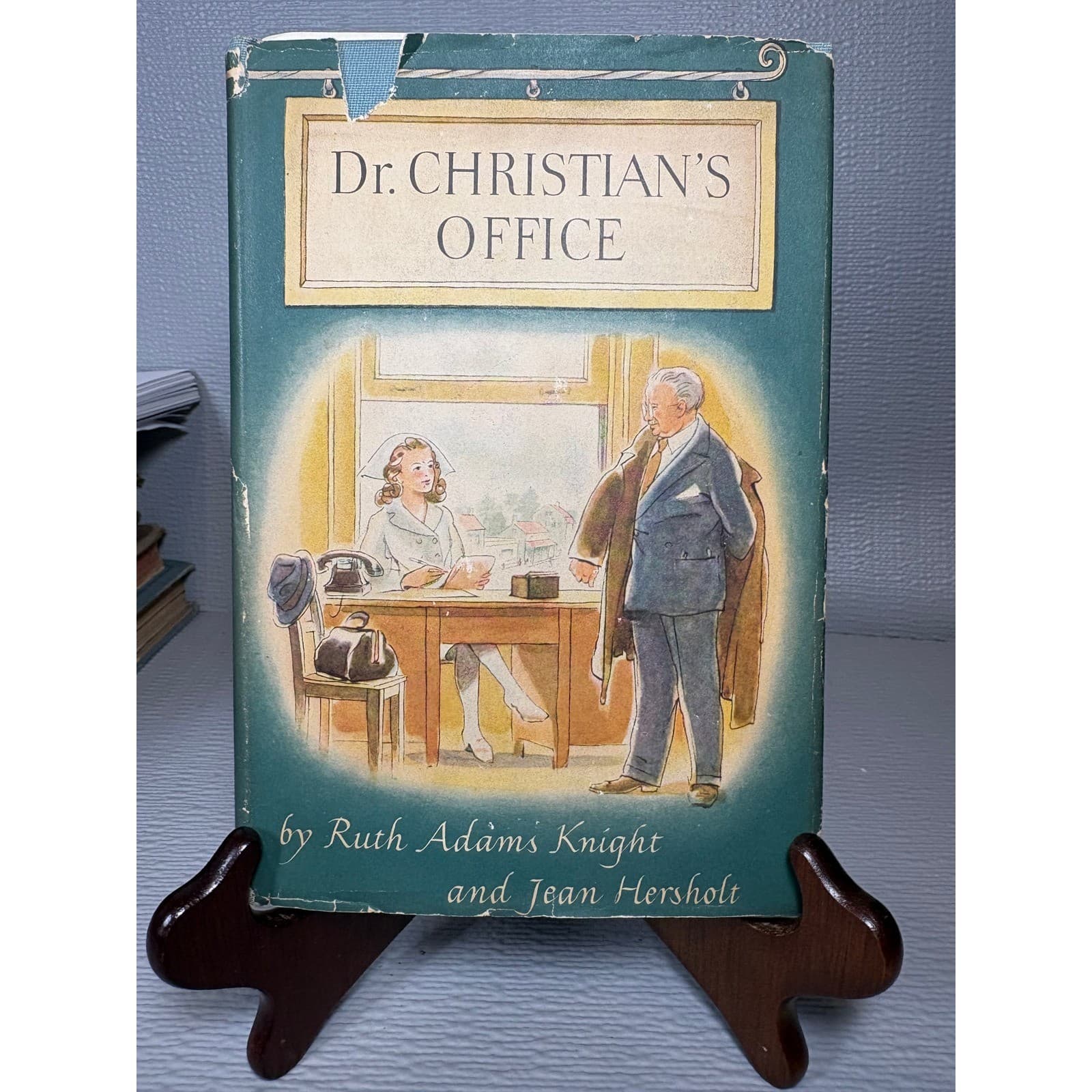 Dr. Christian's Office 1946 First Printing Tower Books Ruth Adams Knight HB DJ