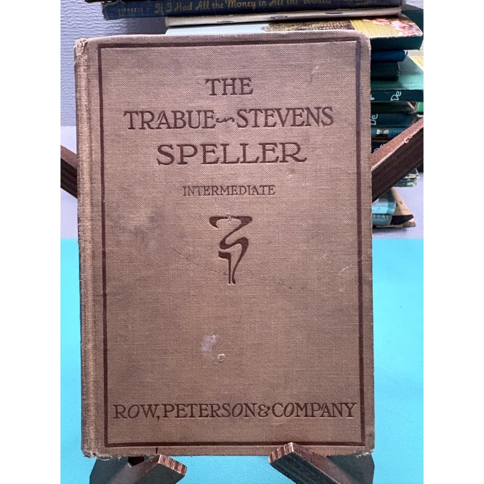 1929 The Trabue-Stevens Speller Intermediate First Printing Row Peterson Book