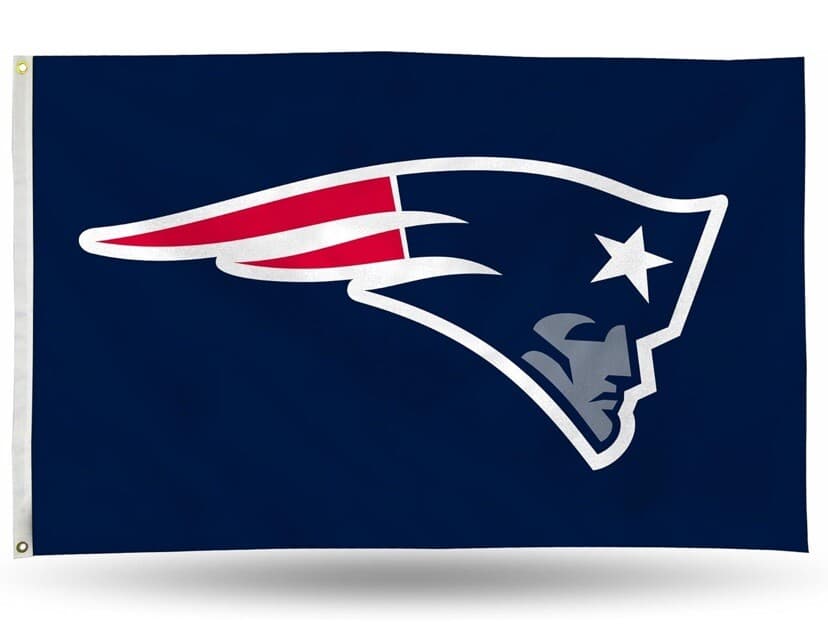 New England Patriots Premium 3x5 Feet Flag Banner, Logo Design Single Sided Flag