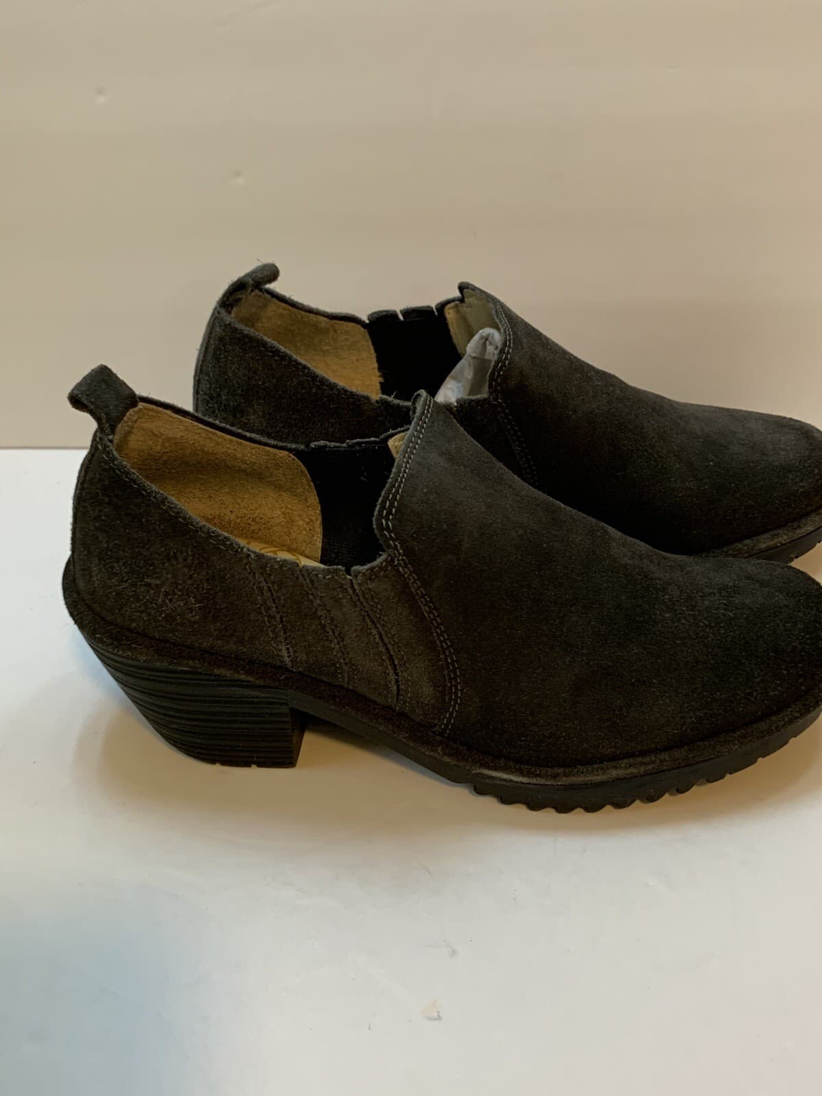 Fly London Women's Shoes Bootie Size 37 US 6.5 Suede Leather WATE931