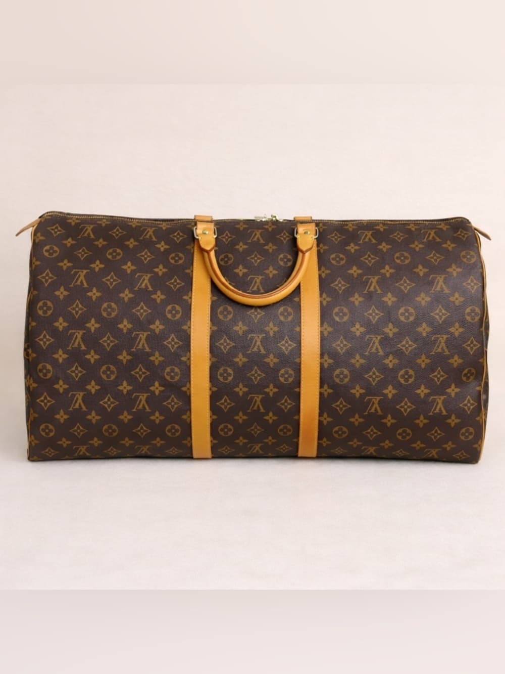 Louis Vuitton KEEPALL 60 Monogram VINTAGE Weekend Duffle Travel Bag + INSERT 🤩