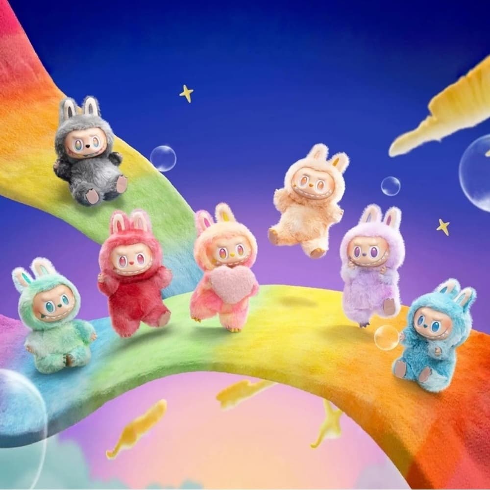 Pop Mart Labubu Big Into Energy Vinyl Plush Pendant Full Whole Set 6 Blind Box