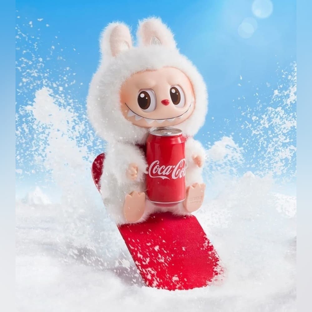 LaBuBu Coca Cola Sitting Happy Factor CONFIRMED received directly from Pop Mart