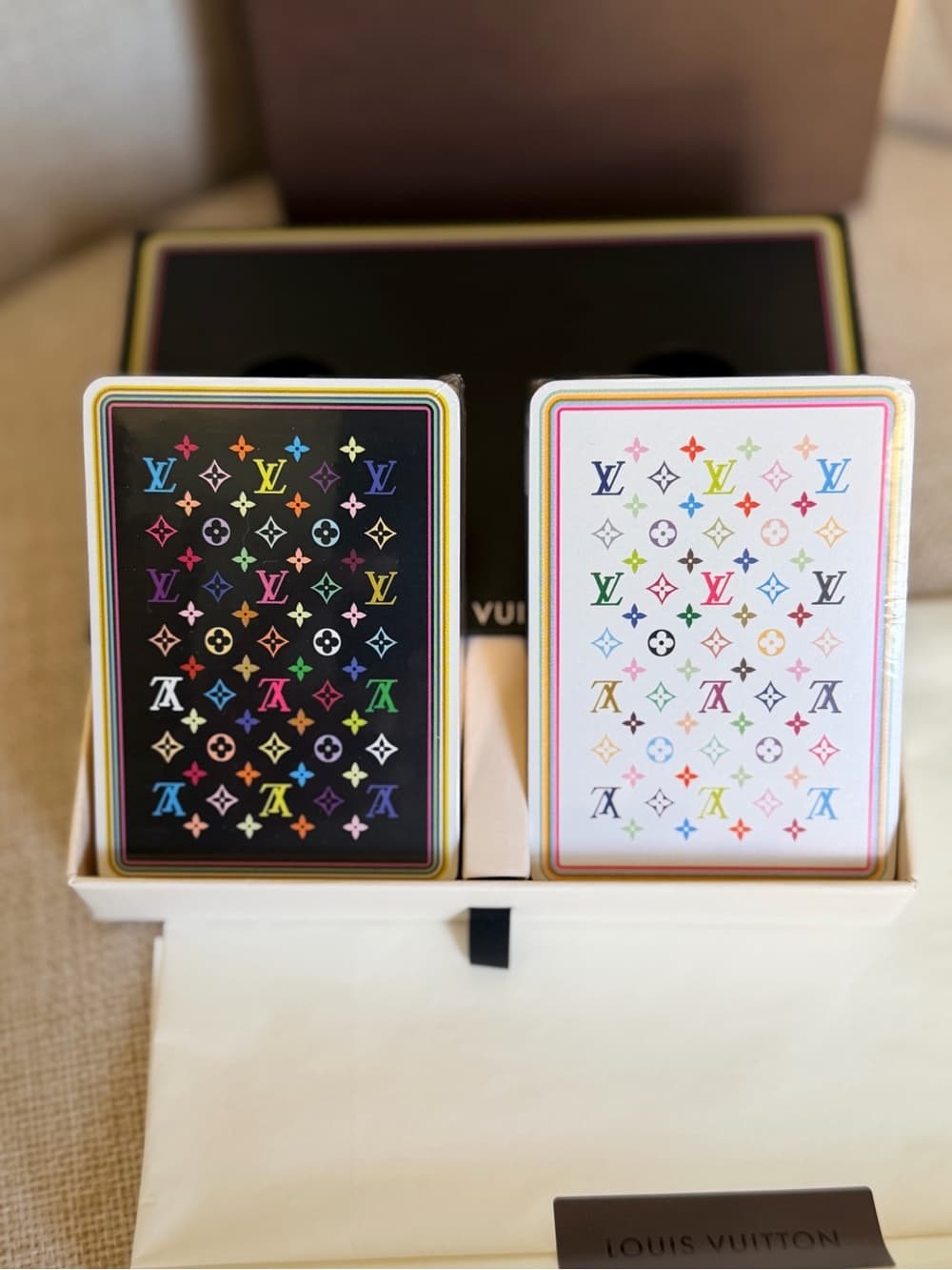 Louis Vuitton MURAKAMI 2004 GWP VIP Playing Multicolor Card Set Collectors Piece