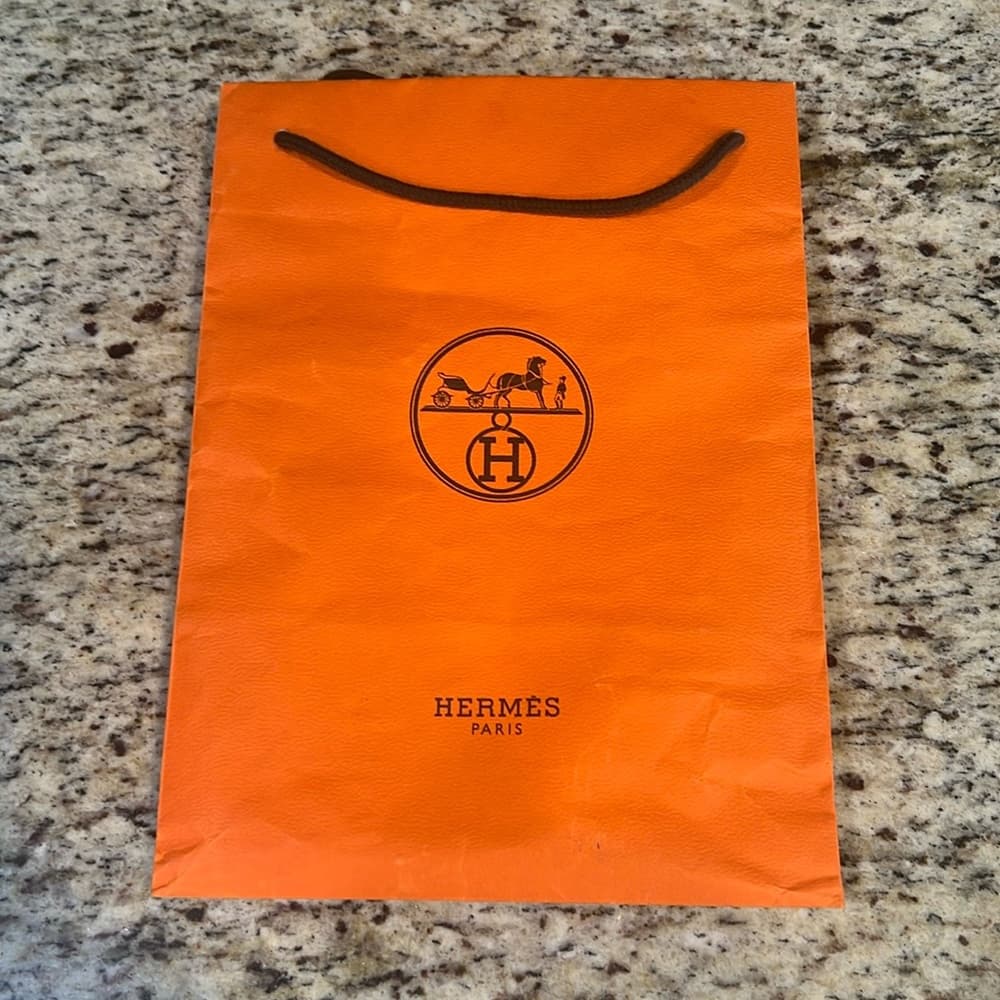 HERMÈS Shopping Gift Bag Has some wrinkles 8.25 x 11.25