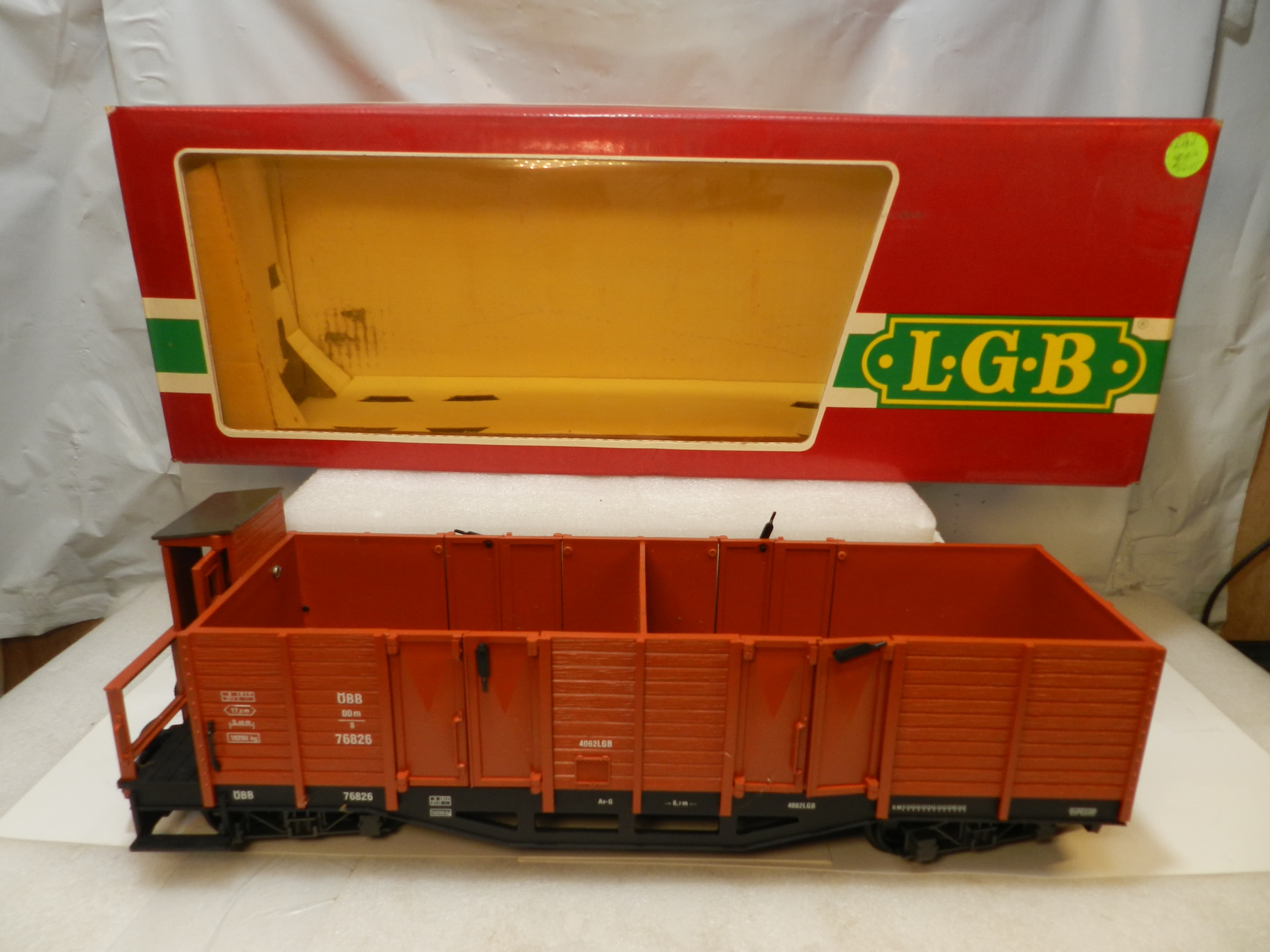 LGB 40240 G Scale (1:22.5) High-Side Gondola Freight Train Car (P3K)