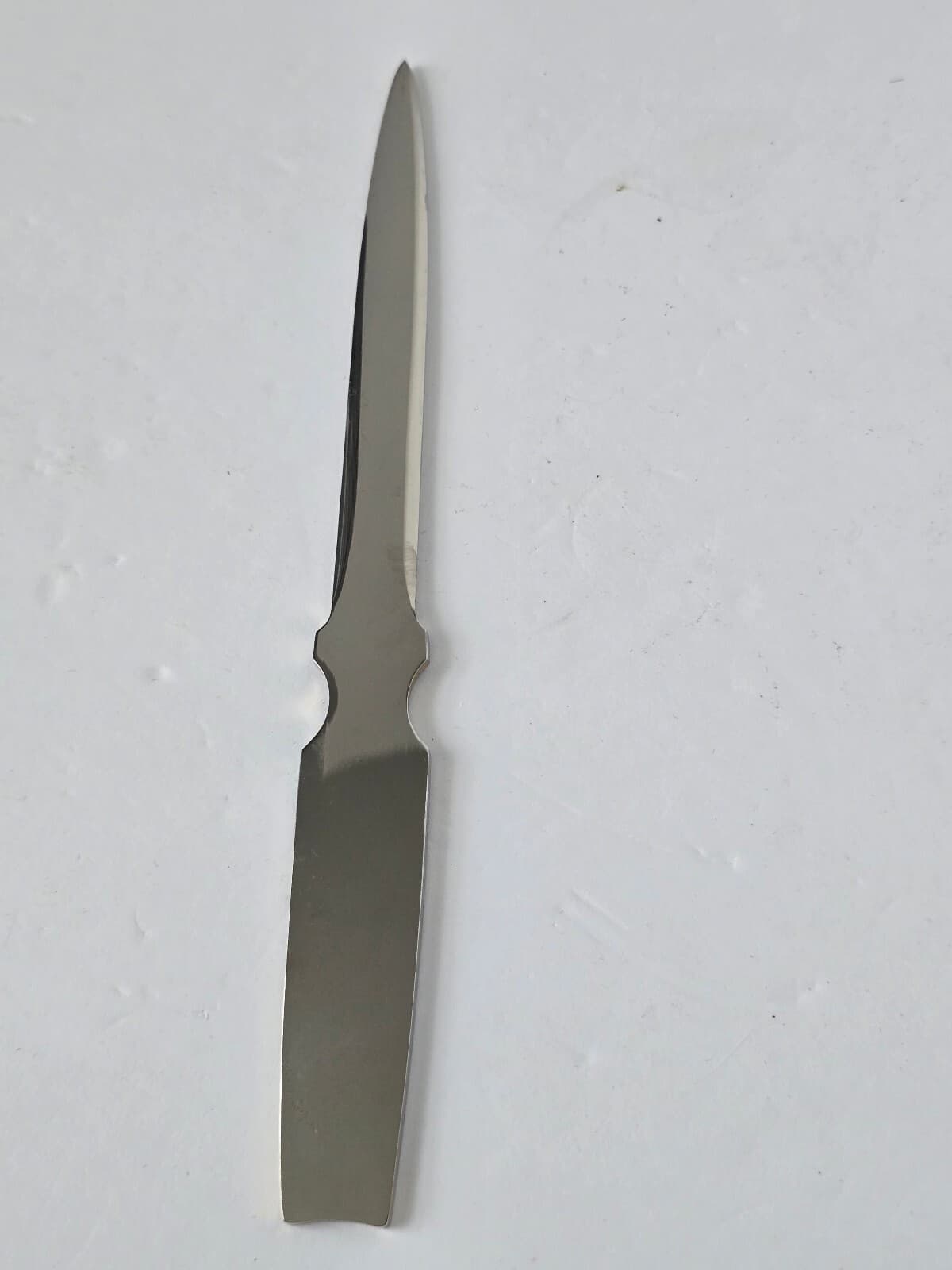 Elegant Stainless Steel Letter Opener with Decorative Handle