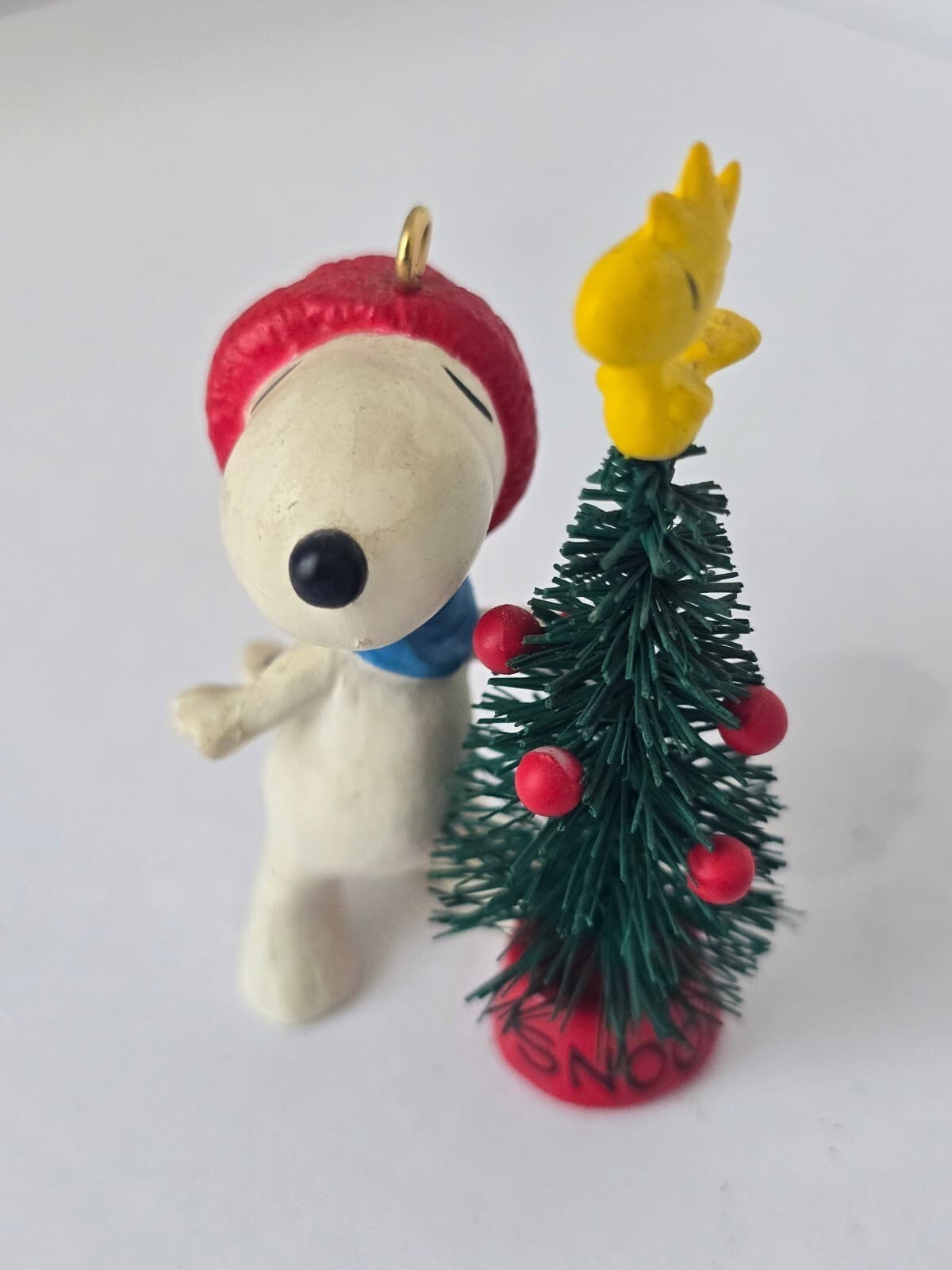 Vintage Snoopy and Woodstock Christmas Tree Ornament