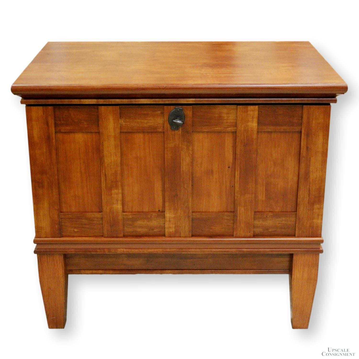 High Leg Lateral File Cabinet - Warm Finish