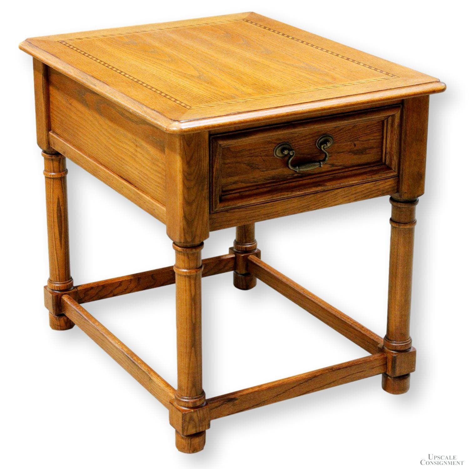 Hammary Inlay End Table w/Drawer