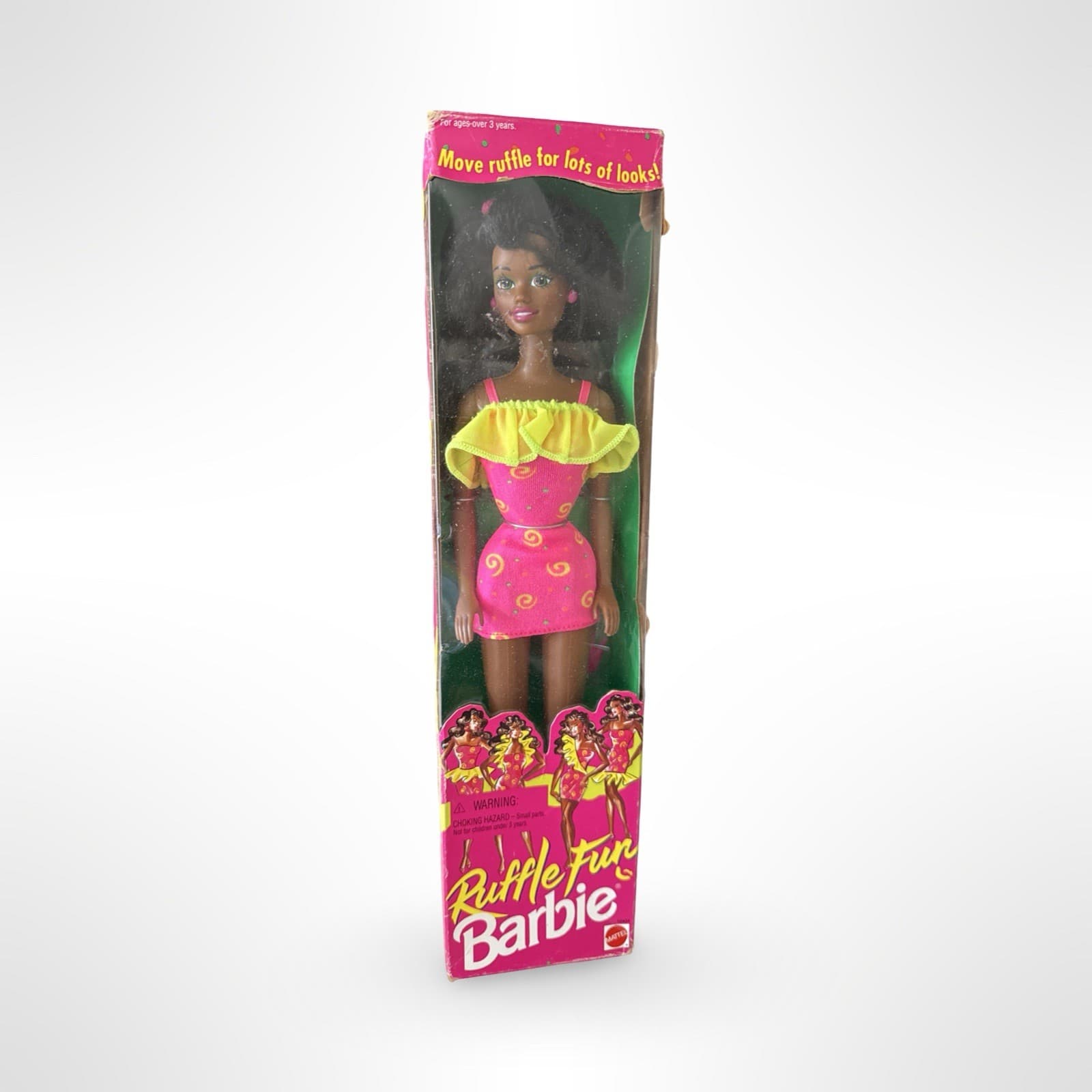 Vintage 1994 Mattel African American Barbie Doll Ruffle Fun #12434 New Sealed