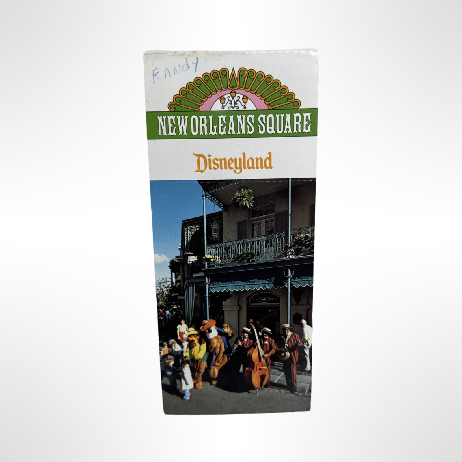 Vintage Disneyland New Orleans Square Souvenir Postcard Booklet Unused