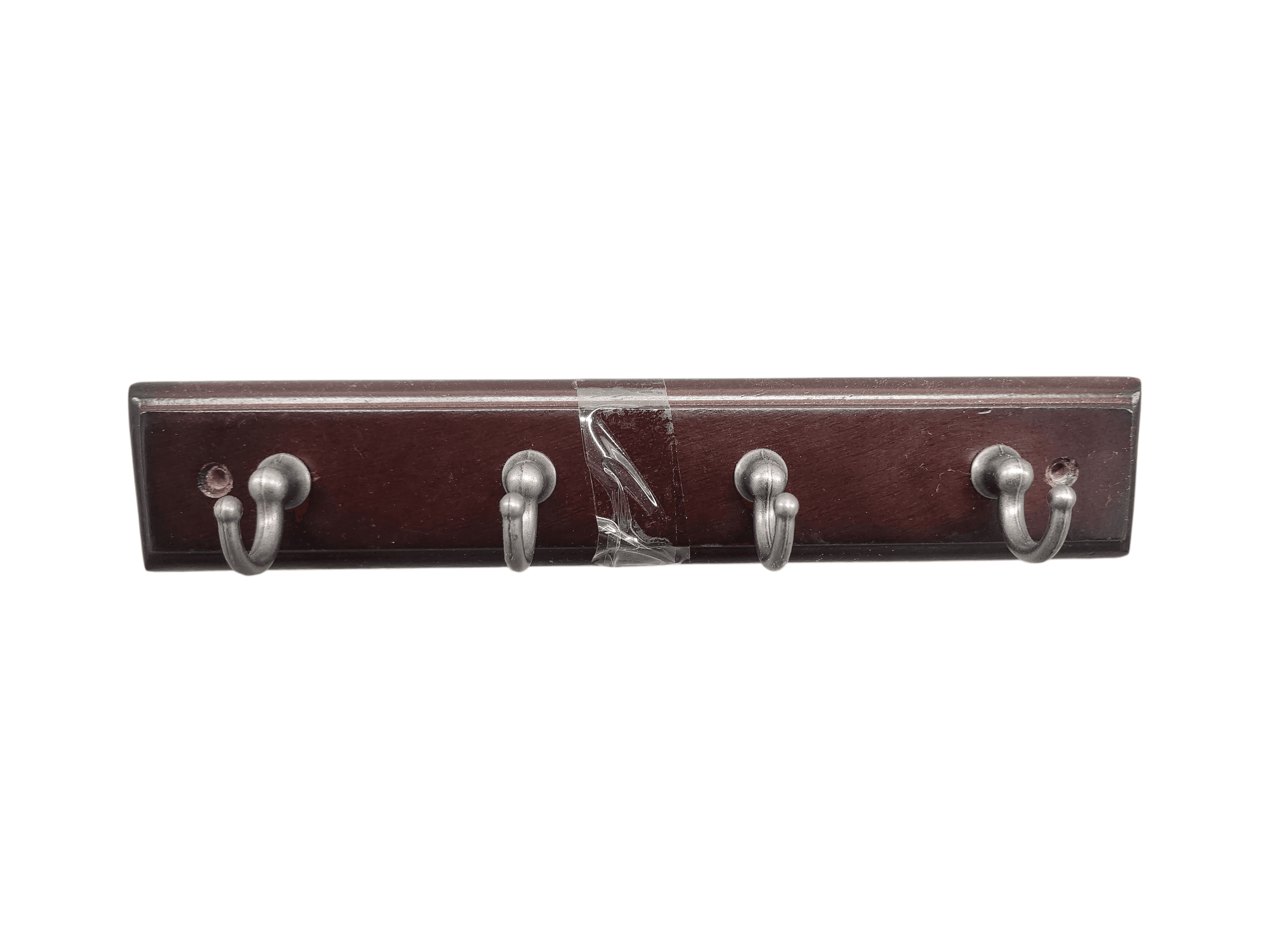 Wooden Wall Mounted 4 key ring rack - Image 1
