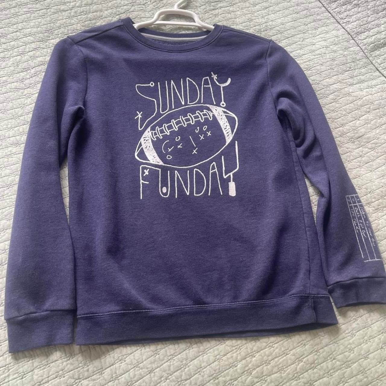 Cat & Jack Kids Sunday Funday Fleece Sweatshirt XL
