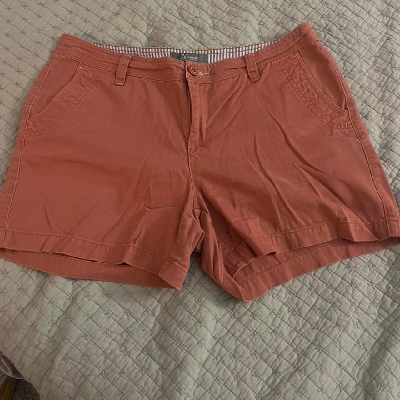 Natural Reflections salmon color shorts Size 10 #summer #outdoors #salmon