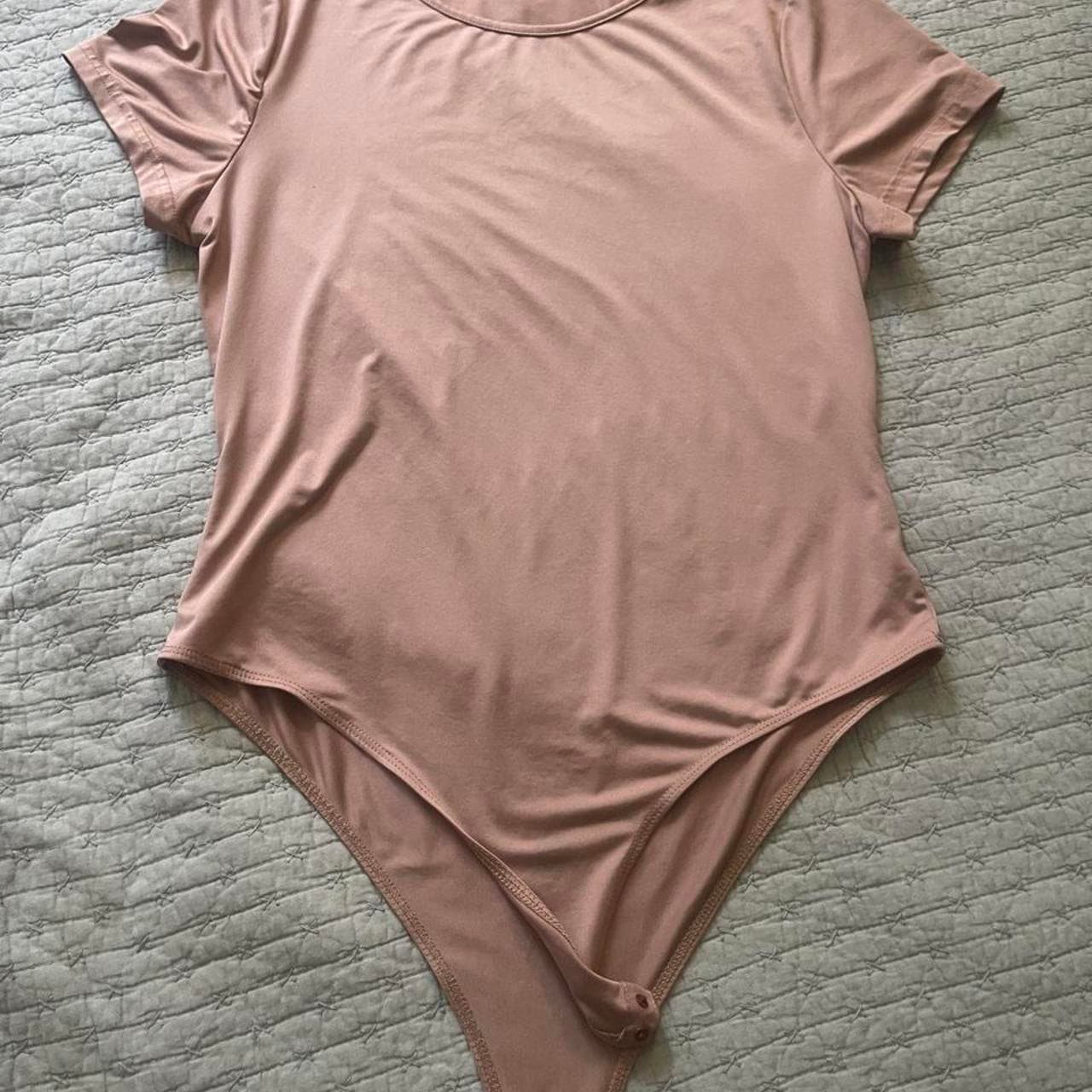 SHEIN nude color bodysuit in XL #bodysuit #shein