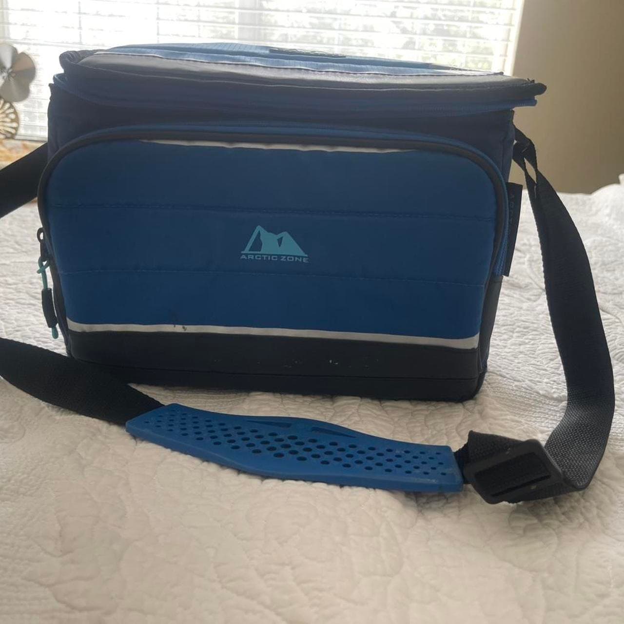 Arctic Zone Blue Cooler Bag with Adjustable Strap