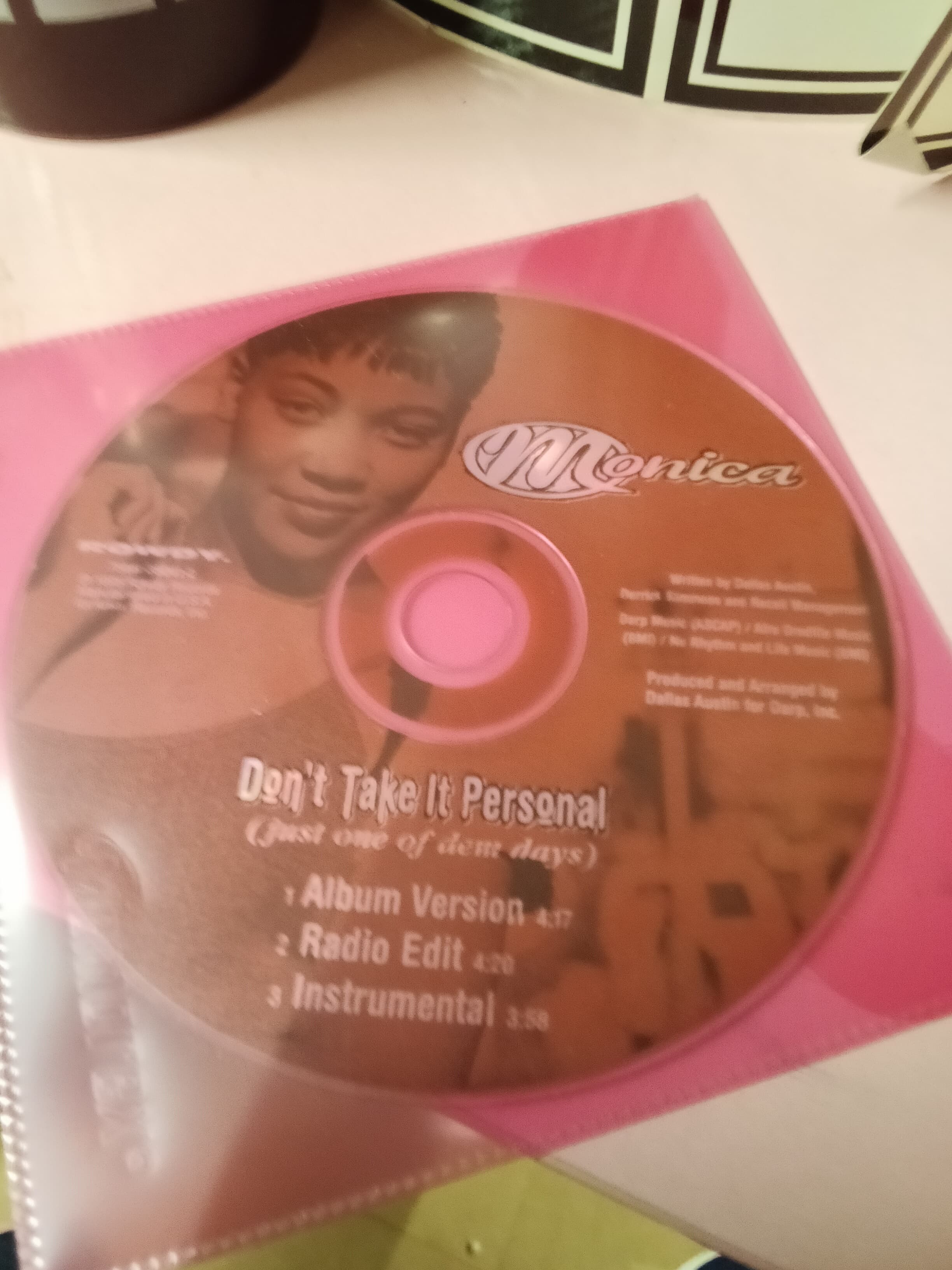 Monica Don't Take It Personal CD Single