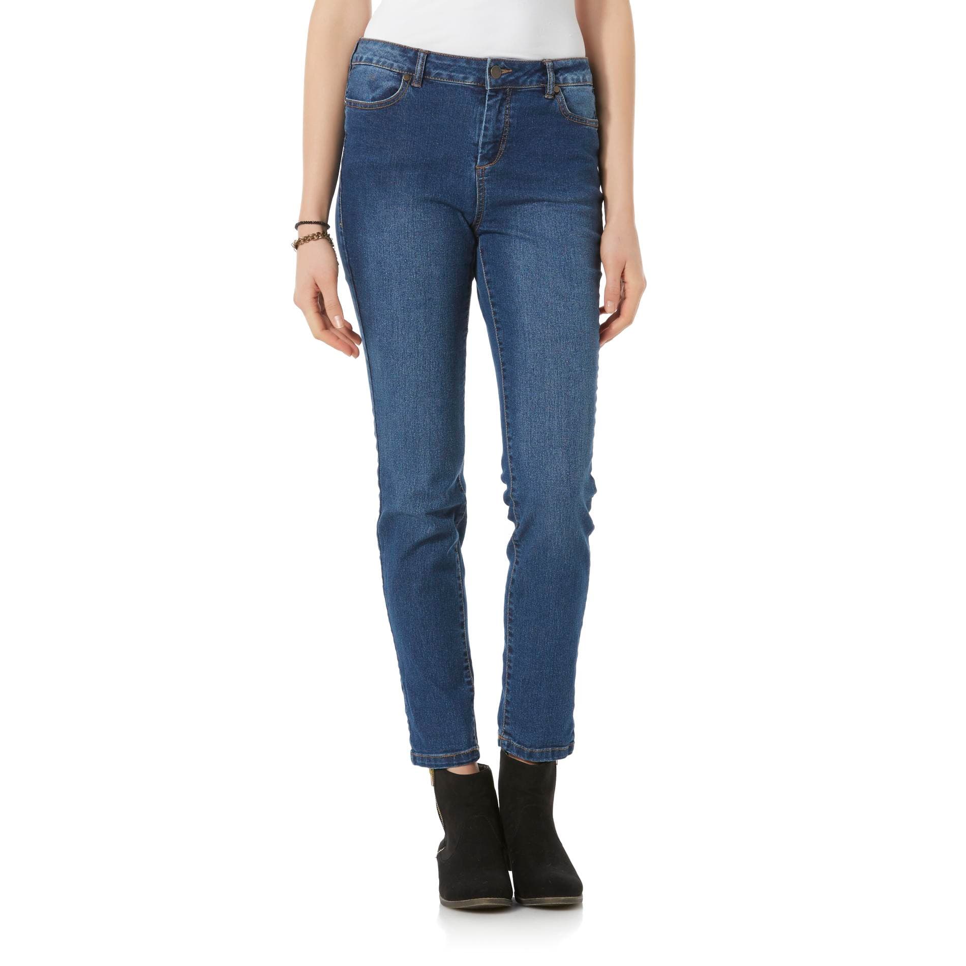 Women's Slim Fit Jeans - Medium Wash