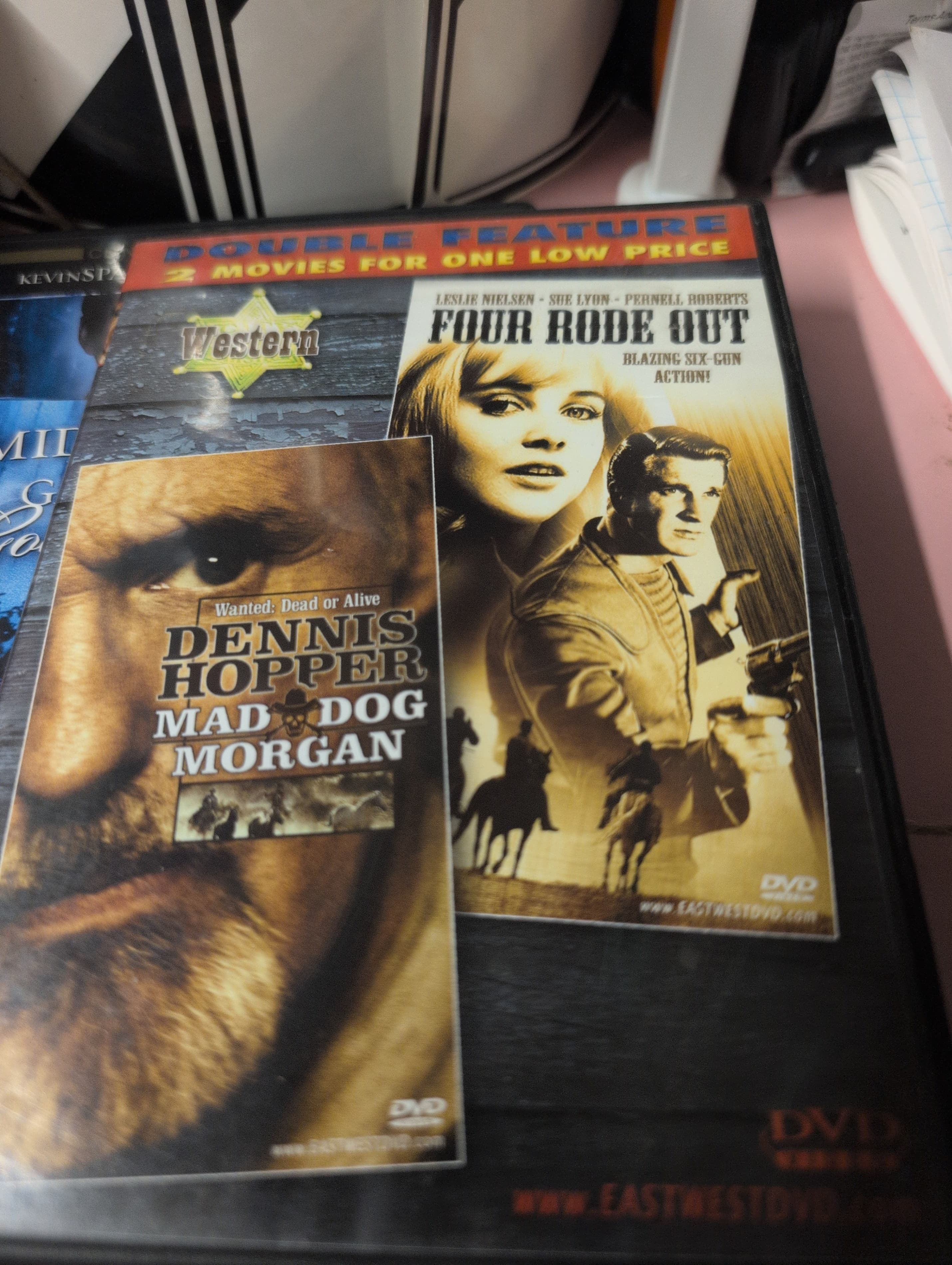 Double Feature Western DVD: Four Rode Out & Mad Dog Morgan