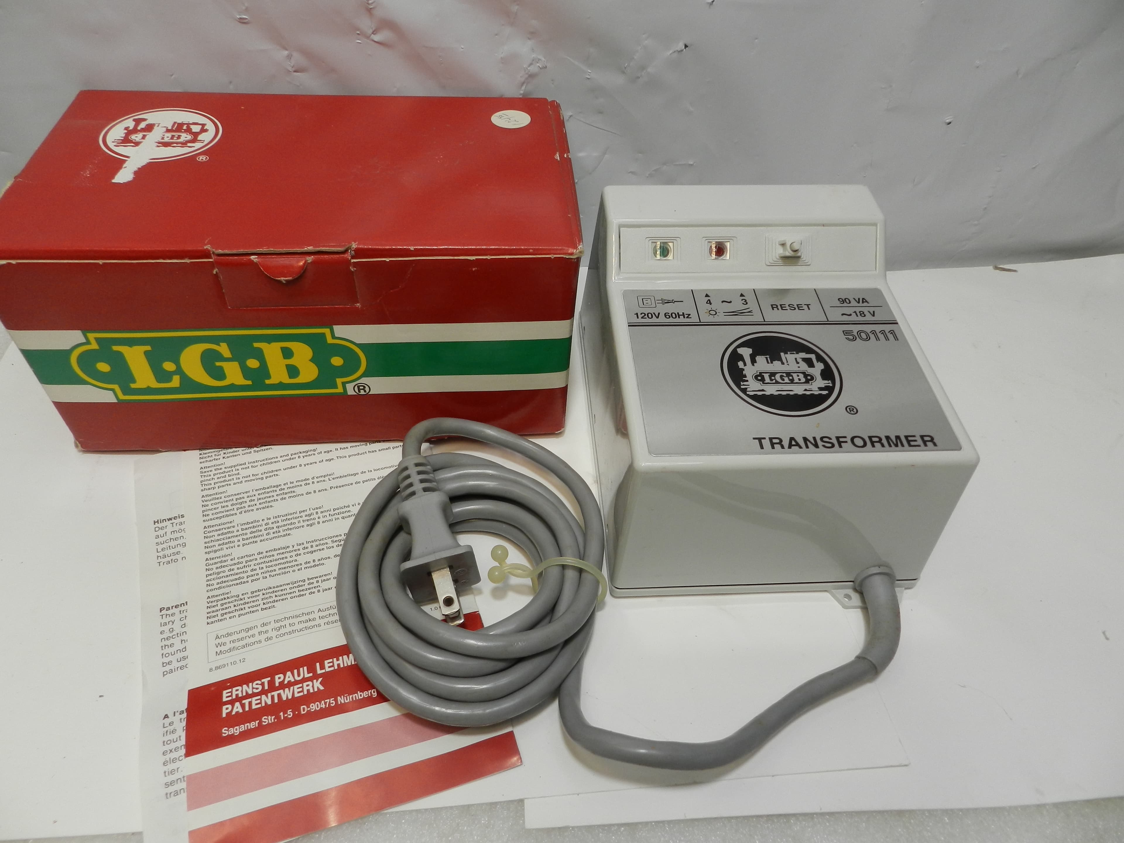 LGB 50111 High Power Output 6 Amp 120 Volt AC Transformer (P8K)