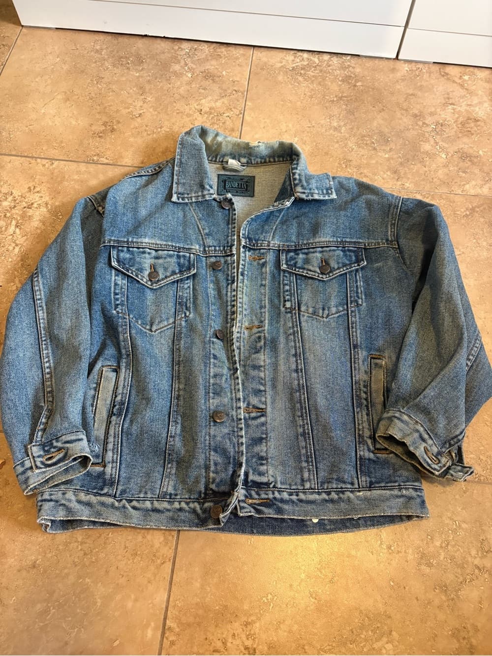 Vintage Classic Blue Denim Jacket