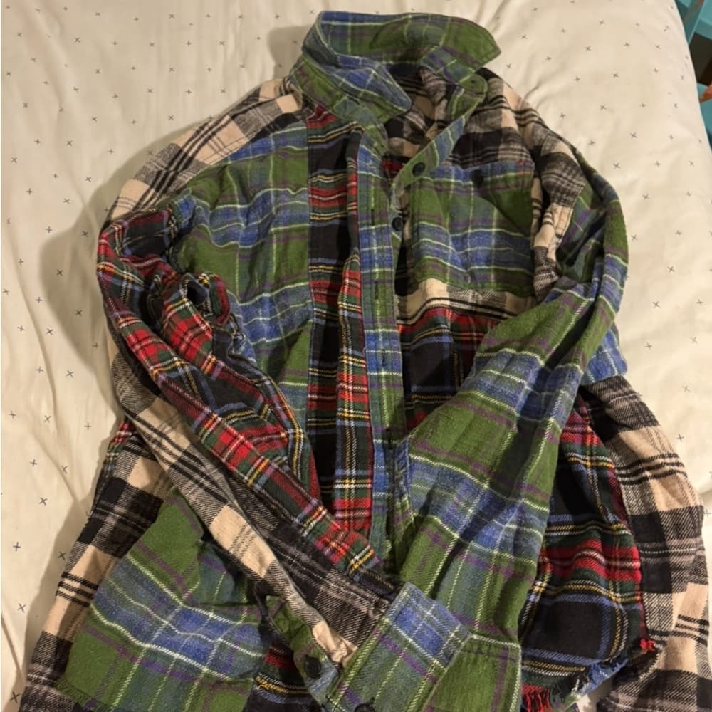 Plaid Flannel Oversized Shirt