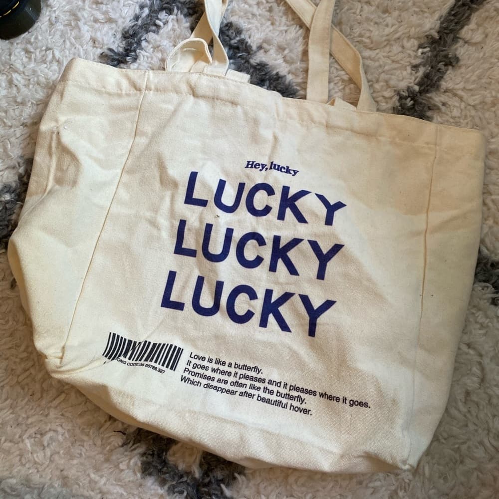 Lucky tote bag