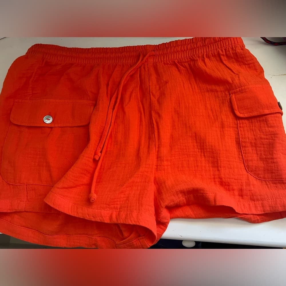 Urban outfitters NEW WITH TAGS Orange Cargo Shorts