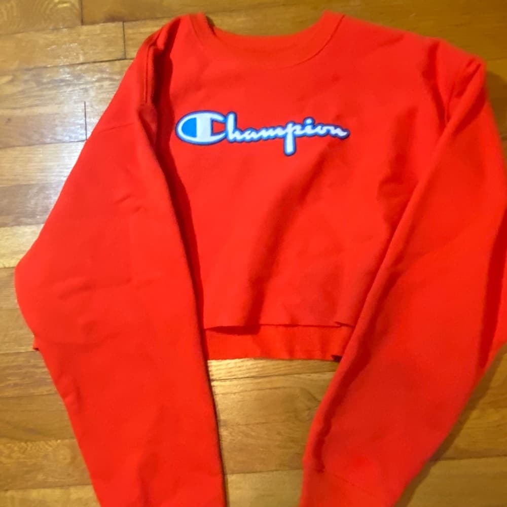 Cropped champion sweatshirt