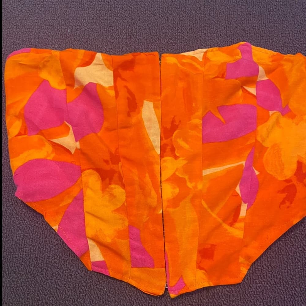 Stradivarius/ASOS fun retro tube top