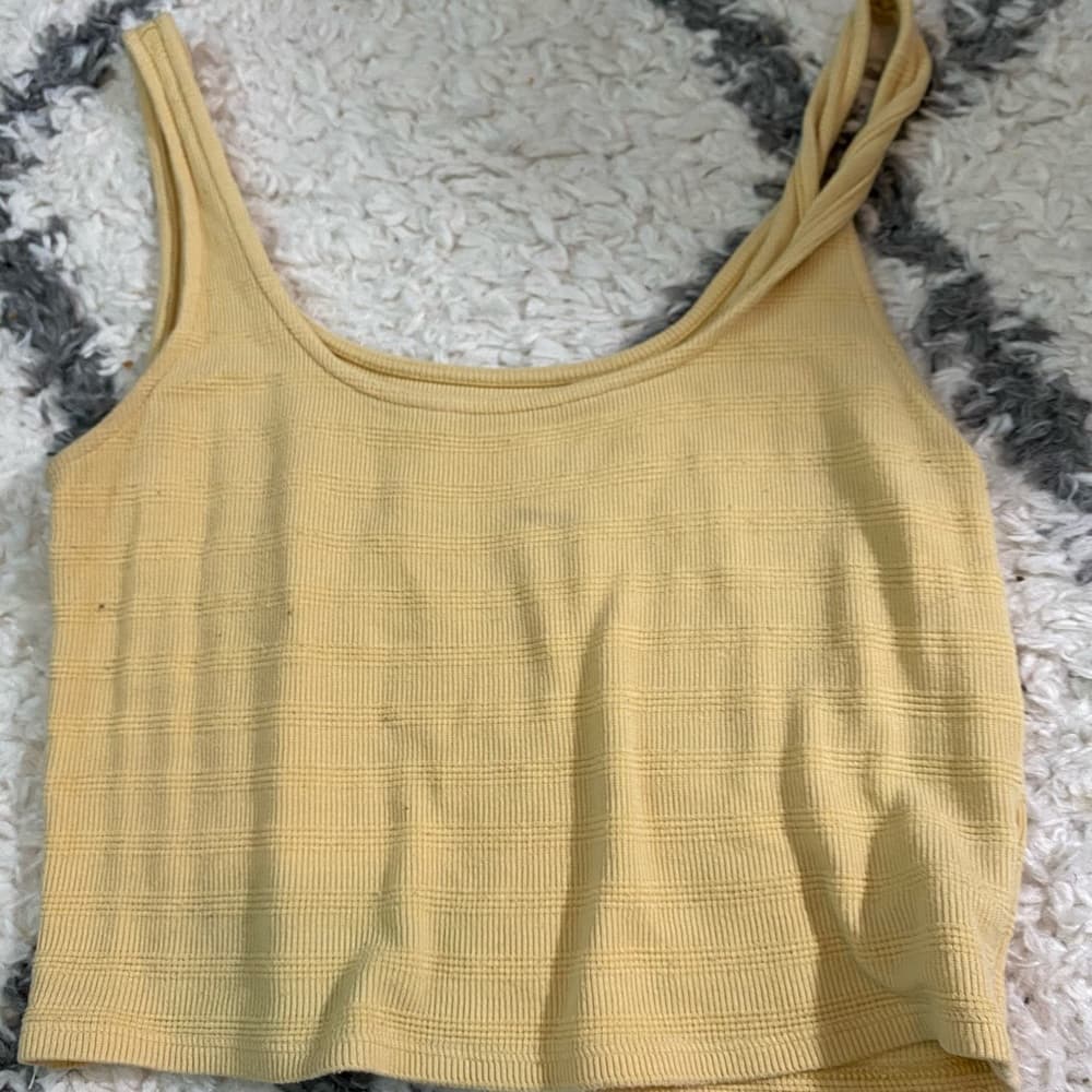 Yellow tank top