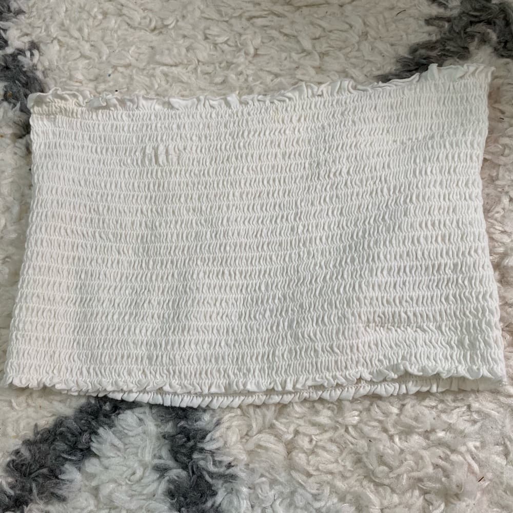 White tube top
