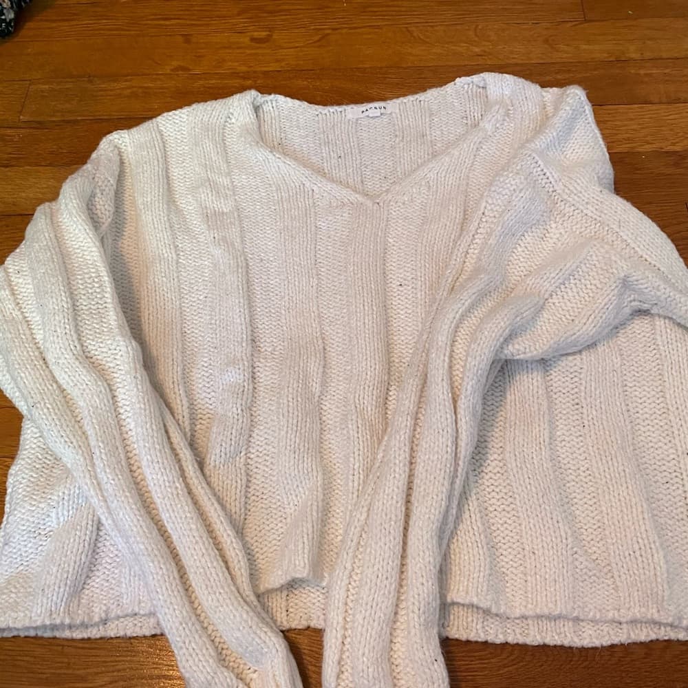 White sweater