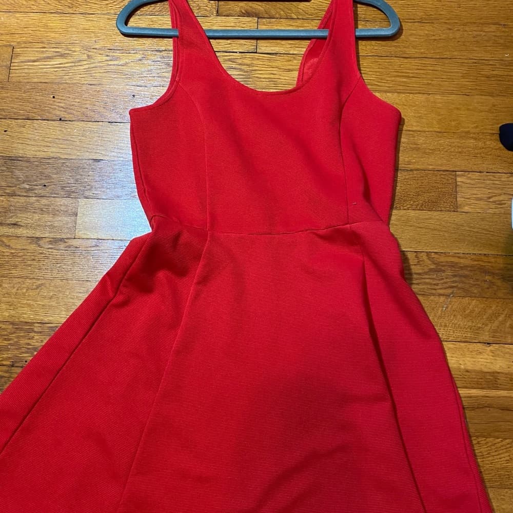 Red dress