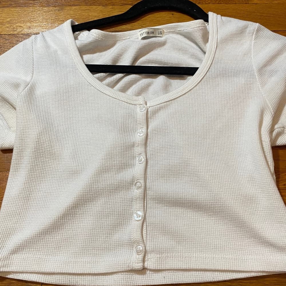 Cute buttoned tee