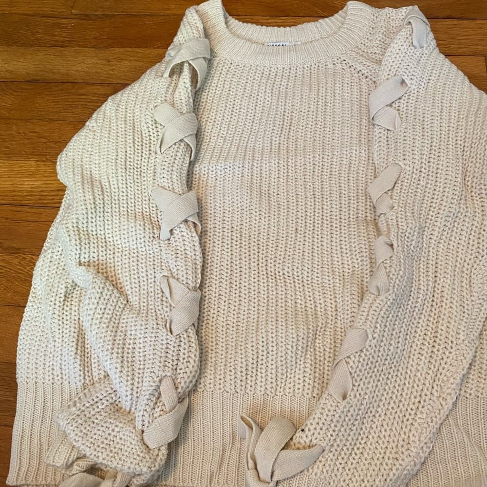 Cute white sweater
