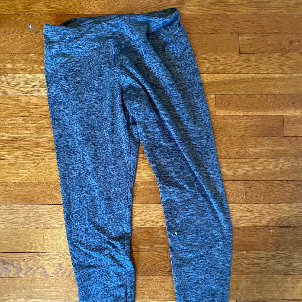 Gray leggings