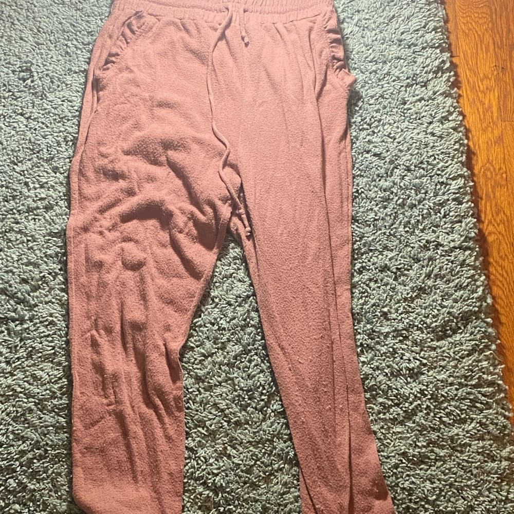Pink sweatpants