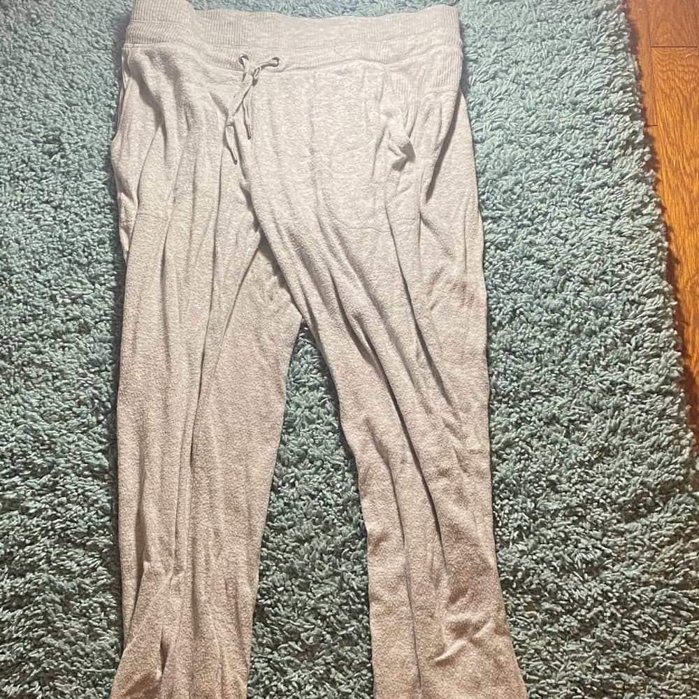 Gray sweatpants