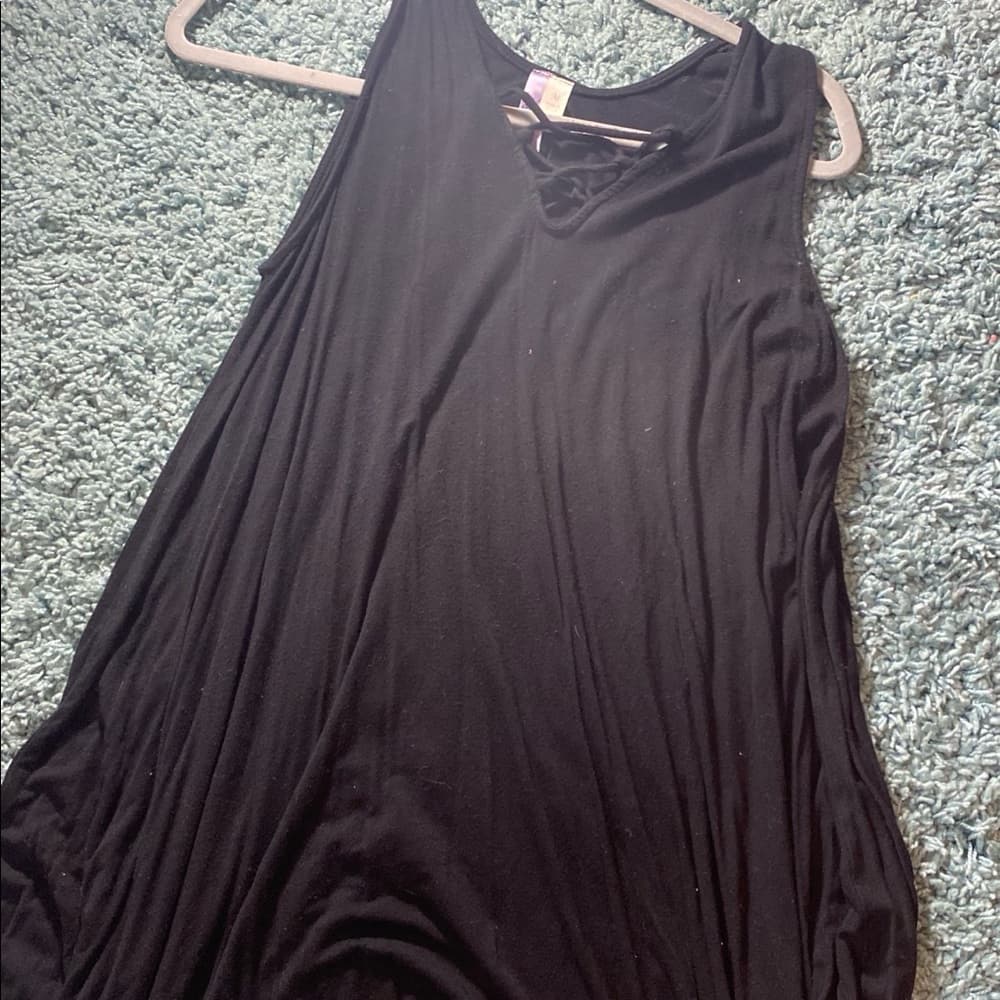 Black soft dress