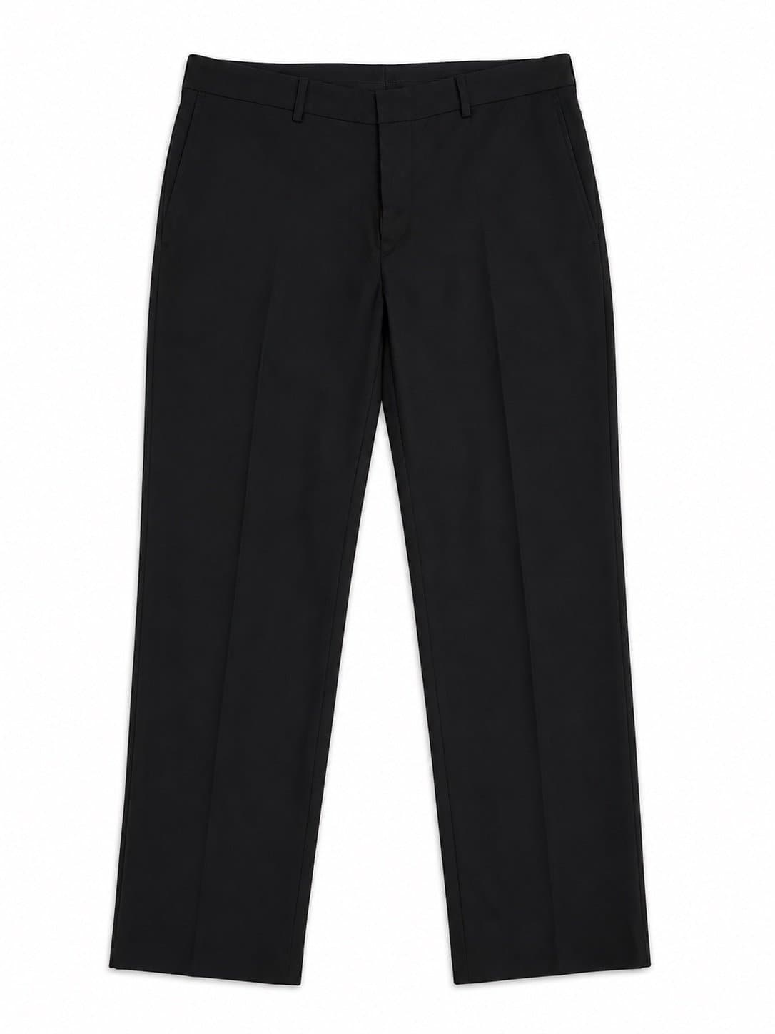 APT. 9 Men’s Black Dress Pants Flat Front Career Office Slacks Size 36x32