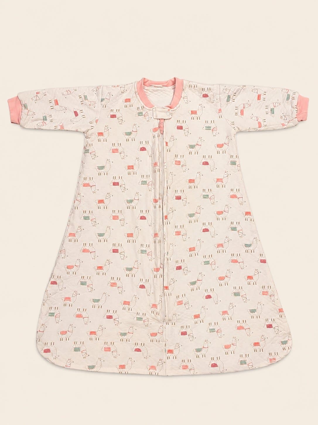 FTB First Impressions XL 18-24M Quilted Sleep Sack Wearable Blanket Llama Print