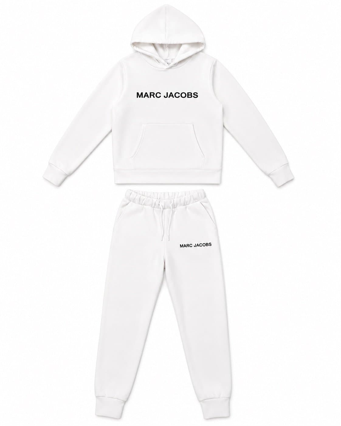 Marc Jacobs White Hoodie & Jogger Set | Women’s S/M Boutique Marc Jacobs