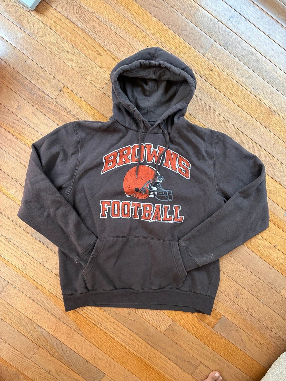 Old Navy Cleveland Browns Football Hoodie Men’s Large NFL Pullover Sweatshirt