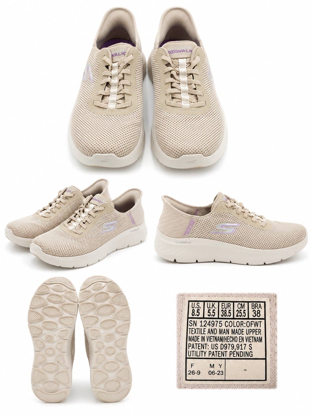 Skechers Hands Free Slip-ins GO WALK Flex Grand Entrance Shoes Women’s 8.5